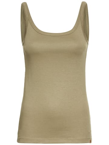 Camel Active Basic Top aus reiner Baumwolle in Grün