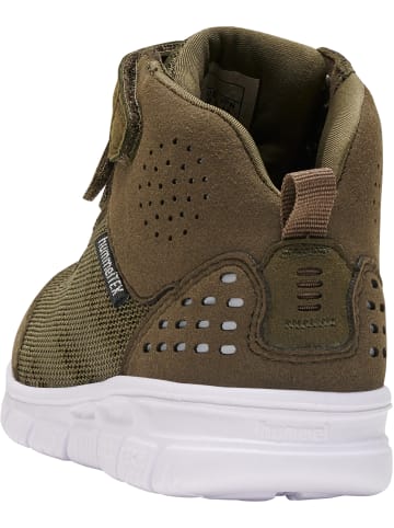 Hummel Hummel Sneaker Crosslite Mid Kinder Leichte Design Wasserdichter Und Windabweisend in DARK OLIVE