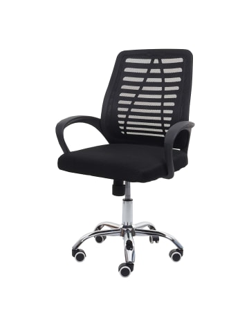 MCW Bürostuhl L44 ergonomische Rückenlehne, Schwarz