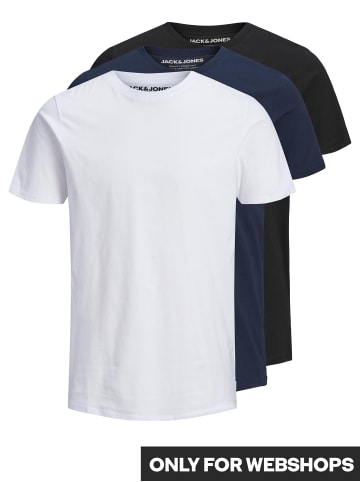 Jack & Jones 3er-Pack T-shirt in Black