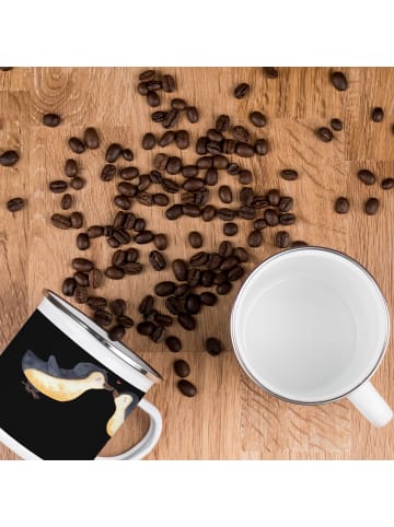 Mr. & Mrs. Panda Tasse Flitterwochen Abenteuer mit Spruch in Schwarz