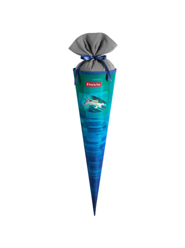 Step by Step Schultüte Space Craft Spike in blau