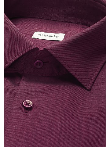 Seidensticker Flanellhemd Comfort in Rot