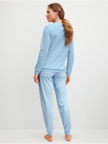 Calida Pyjama in cascade blue