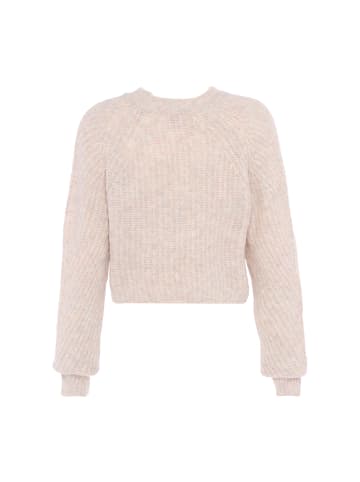 myMo Pullover in WOLLWEISS MELANGE