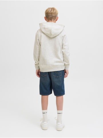 JACK & JONES Junior Kapuzenpullover in White Melange