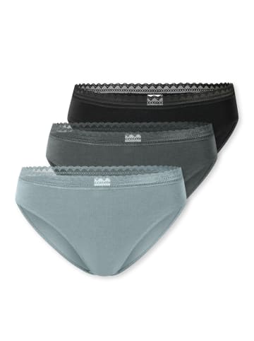 Schiesser Rio Slip 95/5 Modern Cotton in Schwarz / grün