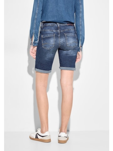 Cecil Mittelblaue Jeans Shorts in Blau