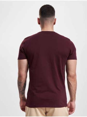 NEW ERA NEW ERA T-Shirts in maroon/white