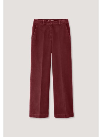 Hessnatur Cord Hose Regular in dunkelrot