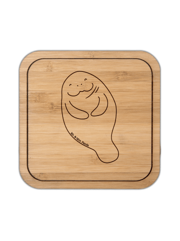 Mr. & Mrs. Panda Tischuntersetzer Seekuh Happy ohne Spruch in Transparent