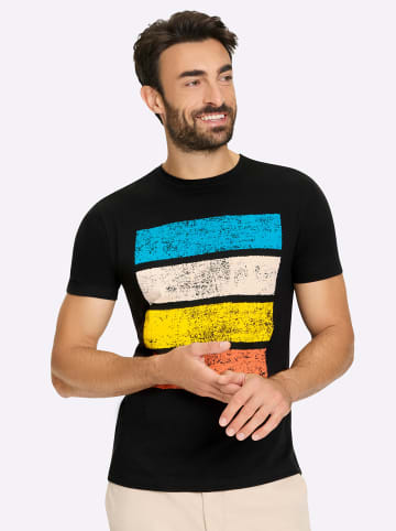 WITT WEIDEN T-Shirt in schwarz-bedruckt
