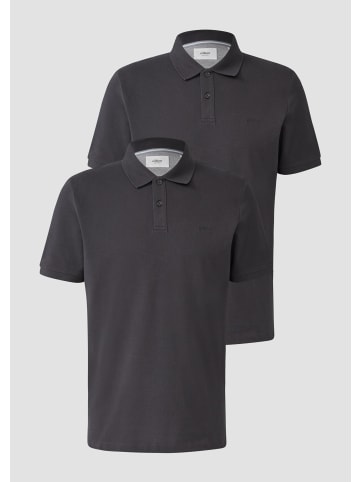 s.Oliver Polo-Shirt in 9581_schiefergrau