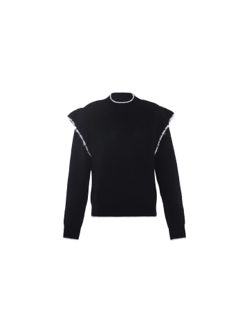 faina Damen Strickpullover in SCHWARZ