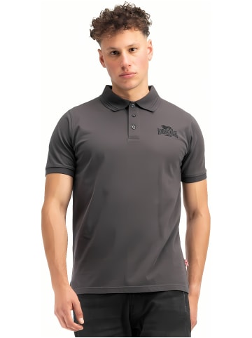 Lonsdale Polo "Lambston Herren Poloshirt normale Passform" in Schwarz