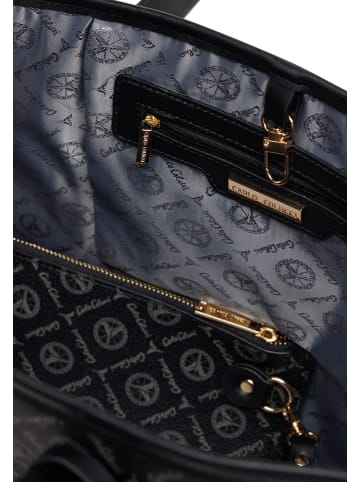Carlo Colucci Shopper Eccli in Schwarz