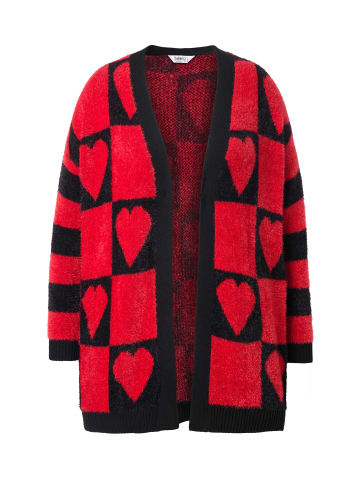 Angel of Style Strickjacke in neon rot