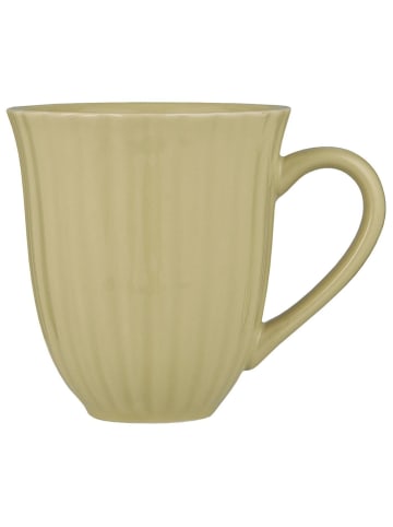 IB Laursen Mynte Becher mit Rillen in wheat straw