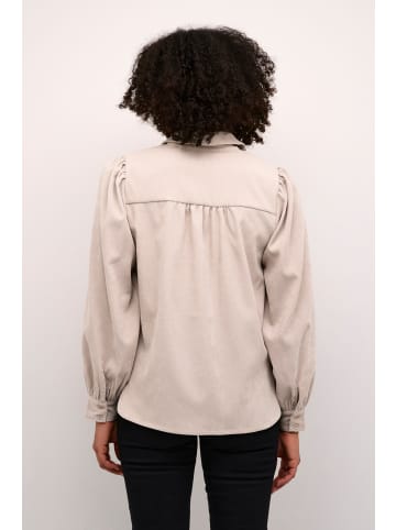 Kaffe Langarm - Hemd KAhermine in Feather Gray C.