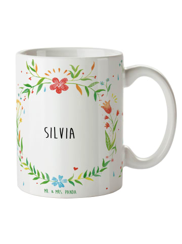 Mr. & Mrs. Panda Kaffeebecher Silvia mit Spruch in Keine Angabe