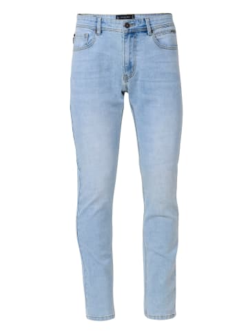KOROSHI Stretchjeans im Regular Fit in blau