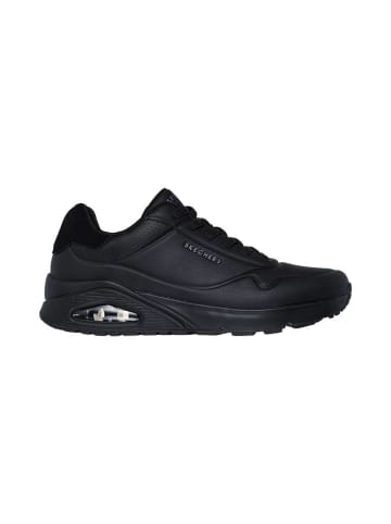 Skechers SHOES "Duraleather Bungee Lace Fashion Sneaker" in Schwarz