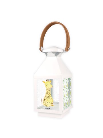 Mr. & Mrs. Panda Laterne Giraffe Zufrieden ohne Spruch in Transparent
