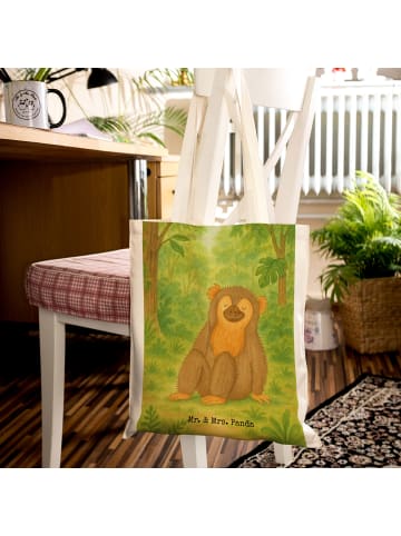 Mr. & Mrs. Panda Schultasche Affe Design ohne Spruch in Weiß