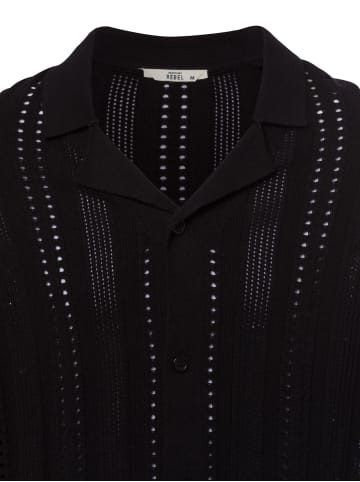 Redefined Rebel Strickshirt RRJon in schwarz - 0002