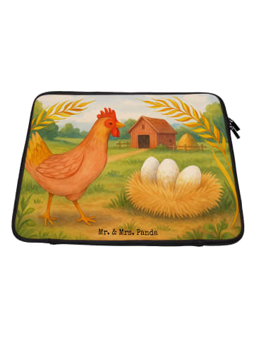 Mr. & Mrs. Panda Notebook Tasche Huhn Stolz Design ohne Spruch in Weiß