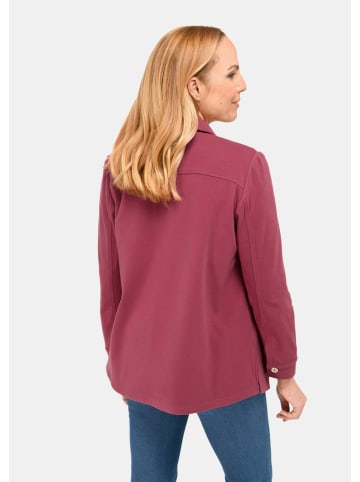 GOLDNER Kurzgröße:  Hemdjacke Moderne Hemdjacke, trageangenehm in dunkelkoralle