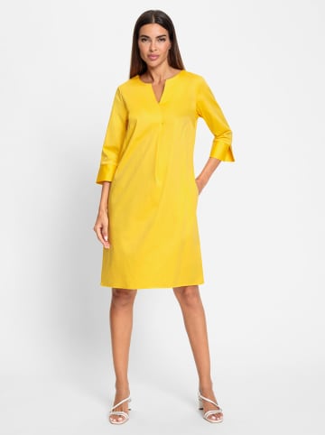 Heine Baumwollkleid in sonnengelb