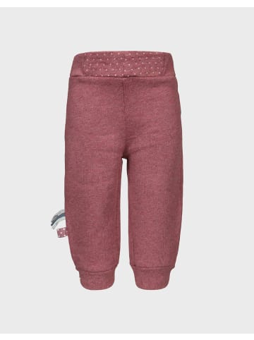 OrganicEra Baby Sweathose in Bordeaux Melange