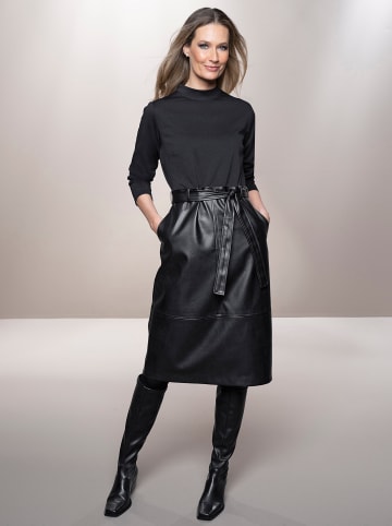 Heine A-Linien-Kleid in schwarz