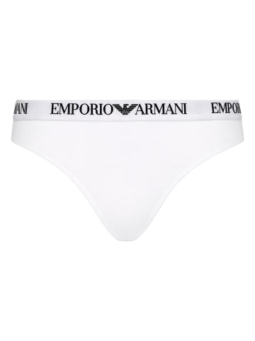 Emporio Armani 2er Pack Brazilian Brief in Weiß