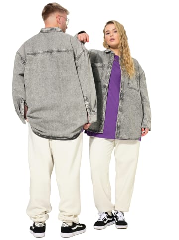 Studio Untold Hemdbluse in grey denim