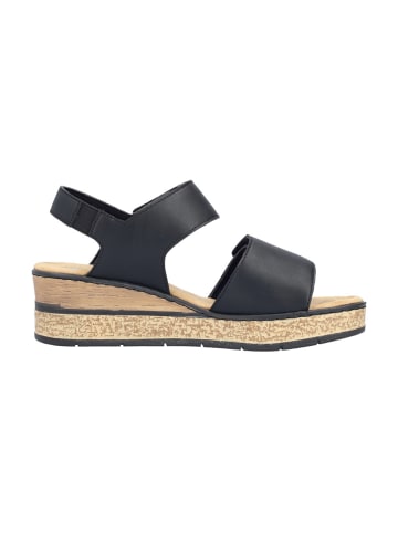 rieker Keilsandaletten in Schwarz