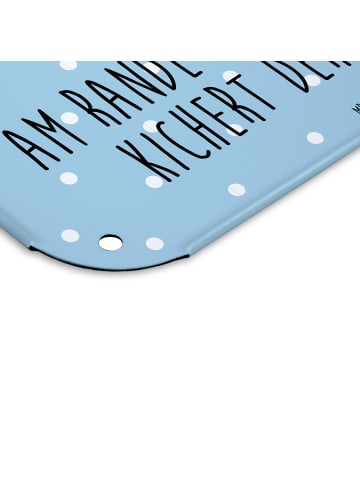 Mr. & Mrs. Panda tafel Bär Gefühl mit Spruch in Blau Pastell