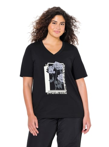 Ulla Popken Shirt in schwarz