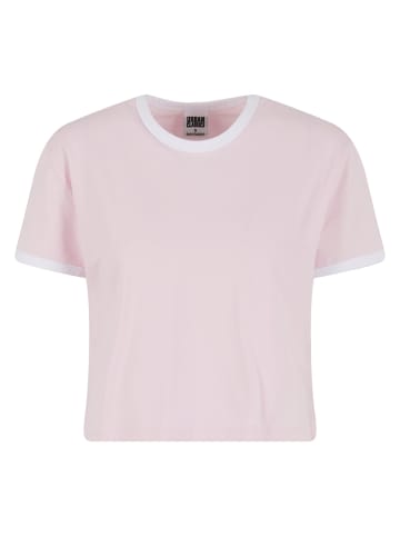 Urban Classics T-Shirts in blushedrose/white