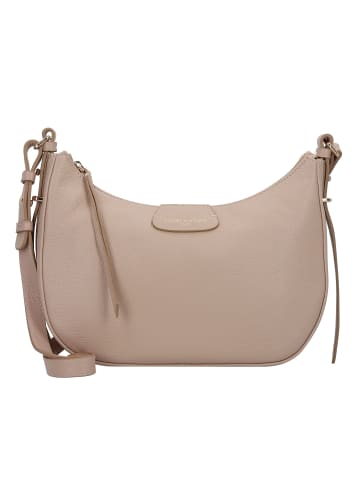 Lancaster Dune Umhängetasche Leder 27 cm in beigefonce