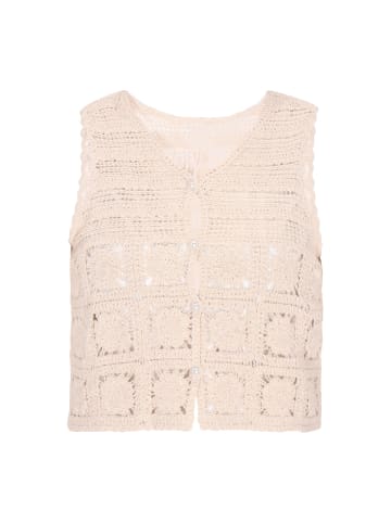 VIRITA Women Vest in Cream
