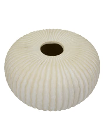 Mauro Ferretti Cremefarbene Magnesiumvase, ø 40 x 23 cm