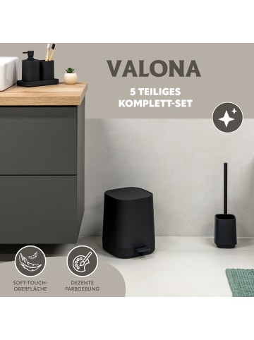 eluno Bad-Accessoires Set VALONA 5tlg. ca. 21 x 25,5 x 21 cm (B/H/T)
