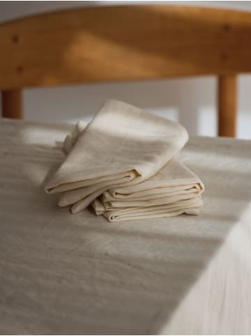 Erlich Textil  Serviette ONOMAO X ERLICH TEXTIL STOFFSERVIETTEN IM 4ER PACK in natur
