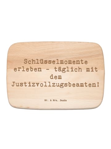 Mr. & Mrs. Panda Küchenbrett Holz Spruch Justizvollzugsbeamte Mo... in Transparent