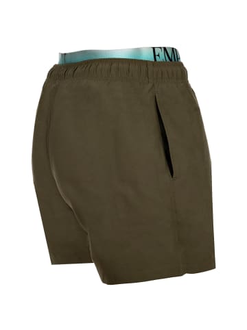 Emporio Armani Badeshorts 1er Pack in Oliv