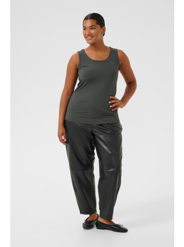 KAFFE curve Jerseytop KCerina Tight fit in Black Oyster
