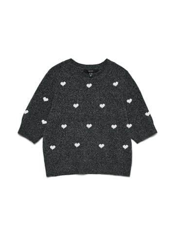 Vero Moda Strickpullover in Dark Grey Melange 1