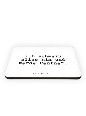 Mr. & Mrs. Panda Magnet Ich schmeiß alles hin... mit Spruch in Weiß